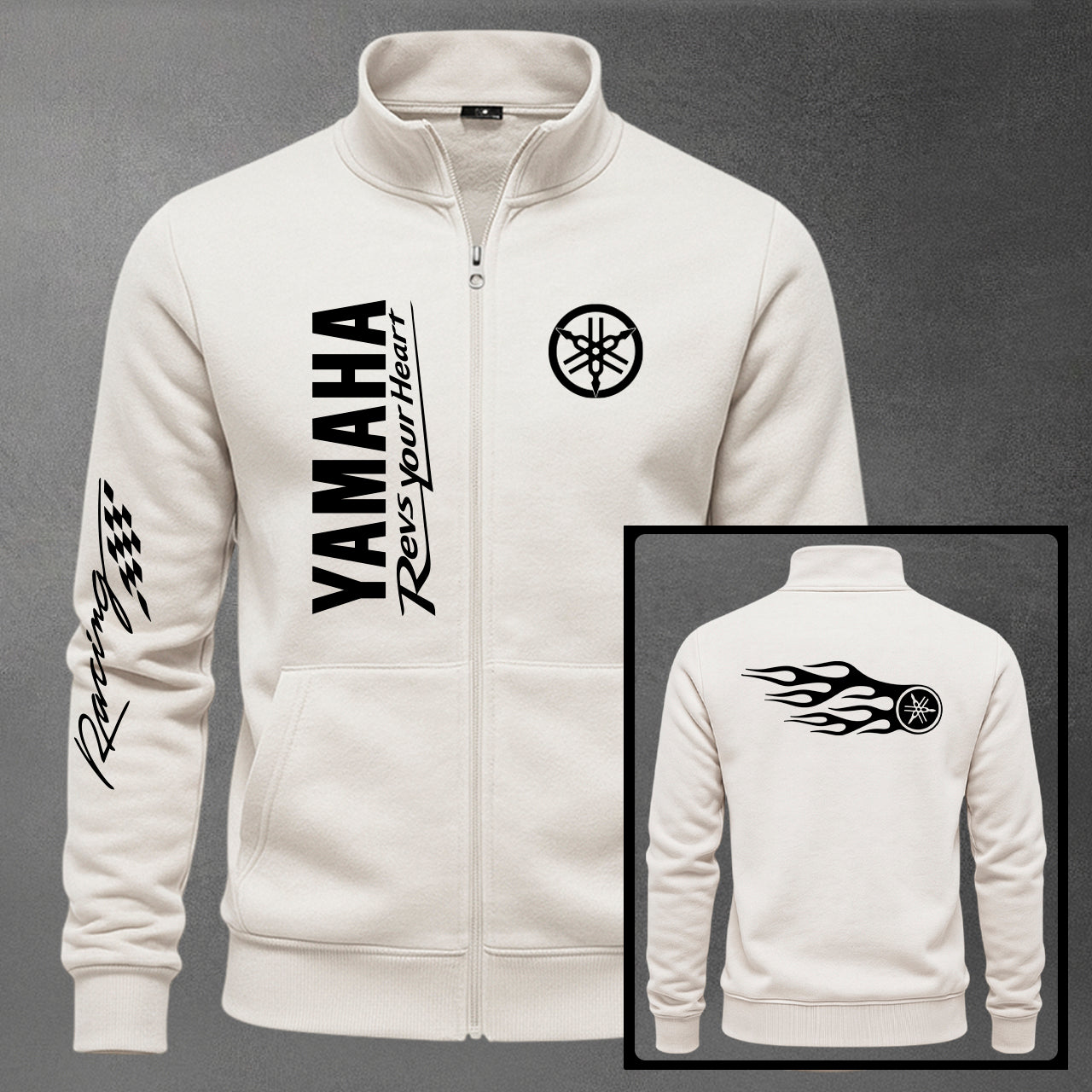 BUZO CUELLO ALTO MOTO YAMAHA ESTAMPADO