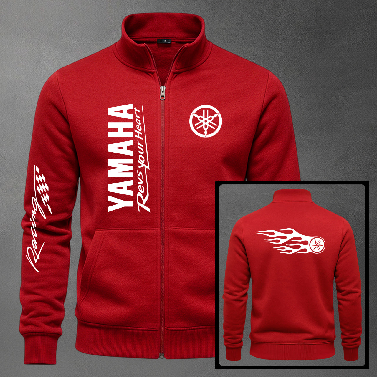 BUZO CUELLO ALTO MOTO YAMAHA ESTAMPADO